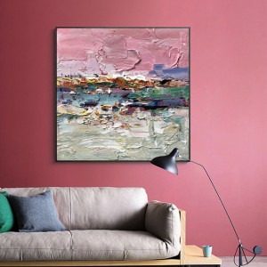 Telaio tela telaio astrattonuovo design dipinto a mano decorazione per la casa foto pittura piano
