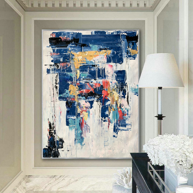 All\'ingrosso moderno paesaggio parete decorazione della parete pittura astratta pittura a olio fatta a mano