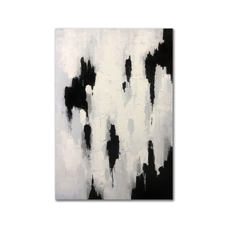 Muro di arte contemporanea fatta a mano appesa la pittura ad olio astratta su tela per la decorazione dell\'ufficio domestico