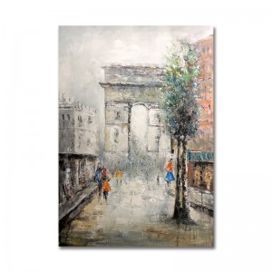 Nuovo prodotto dipinto a mano moderno stile moderno Eiffel decorazione a oiffel pittura a olio